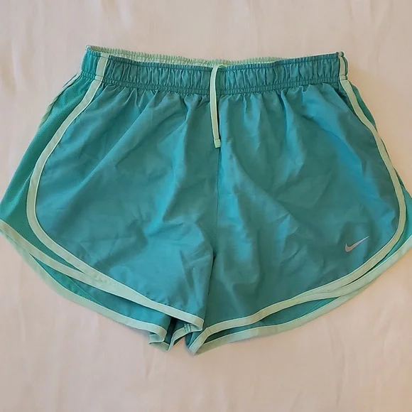 Nike Women's Blue Athletic Shorts L - Picture 1 of 8